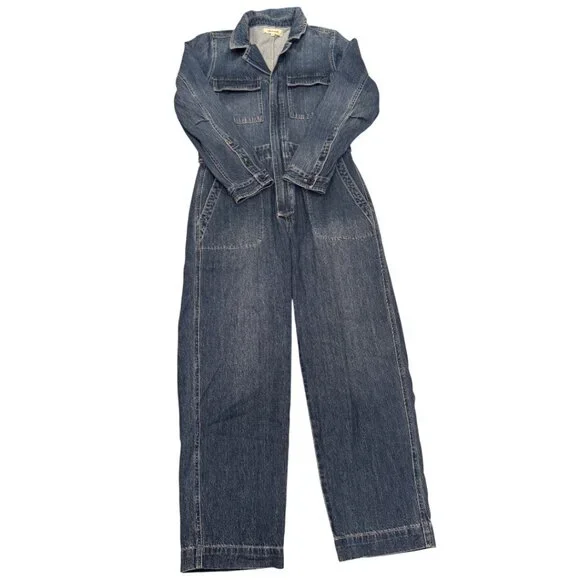 Like new Madewell Denim Utility Coveralls Size Small - Picture 5 of 13